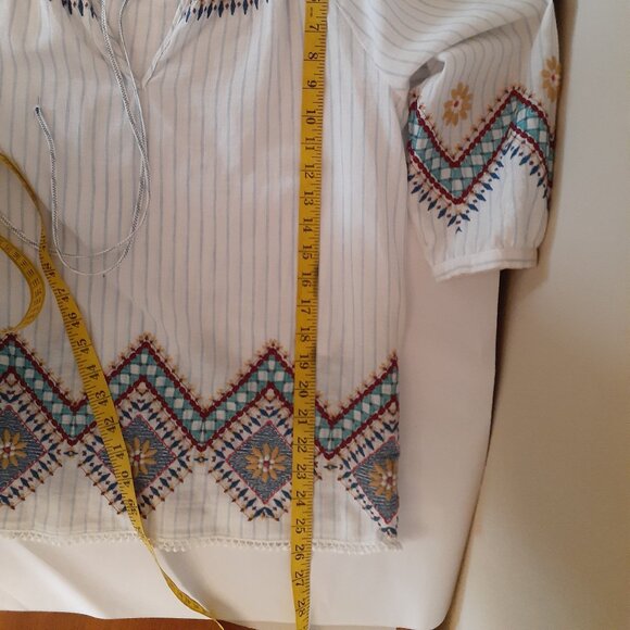Johnny Was Embroidered Peasant Blouse - Picture 13 of 13